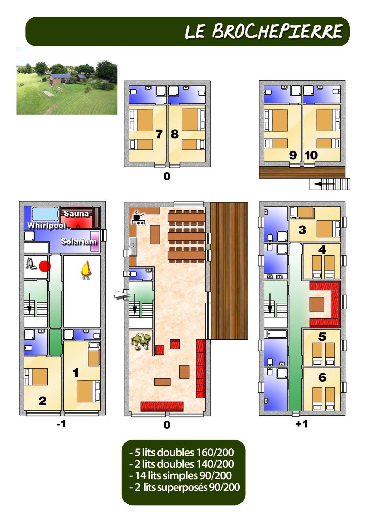 Brochepierre 28 Pers- Vue Exceptionnelle - Malmedy Villa ภายนอก รูปภาพ